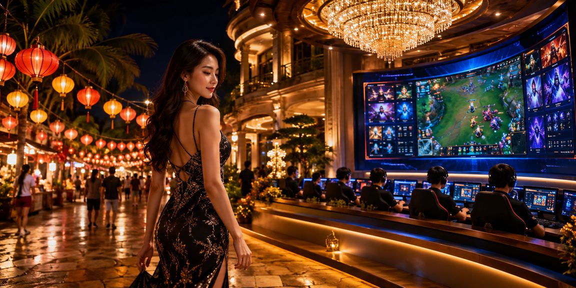 Sân chơi cá cược Esports sôi động tại Phú Quốc về đêm